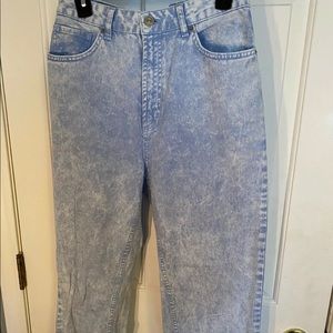 BDG acid wash mom jeans size 30